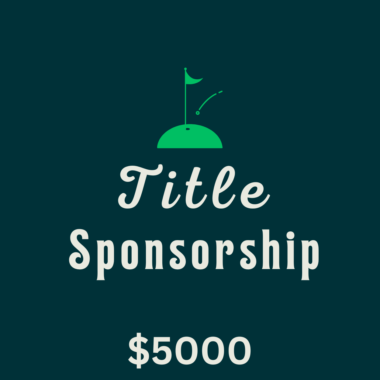 Click to sponsor as Title